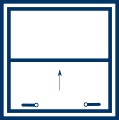 09 Ventana elevable guillotina sash WINDARQ icono azul