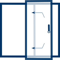 12 Ventana corredera paralela WINDARQ icono azul