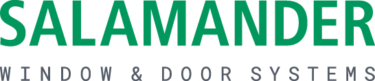 Salamander: window & door systems. Logo de puertas y ventanas Salamander en WINDARQ